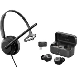 EPOS IMPACT 730 Bundle, Headset (Mono, Kopfbügel, Inkl. GTW 270 Serie In-Ear-Kopfhörer)