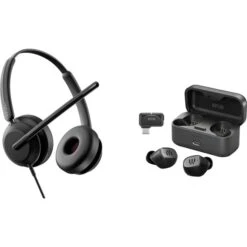 EPOS IMPACT 760T Bundle, Headset (Stereo, Kopfbügel, Inkl. GTW 270 Serie In-Ear-Kopfhörer)