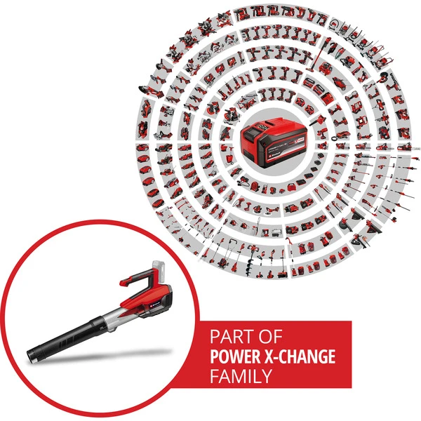 Einhell Akku-Laubbläser GP-LB 18/200 Li E - Solo Professional, 18Volt, Laubgebläse – Bild 2