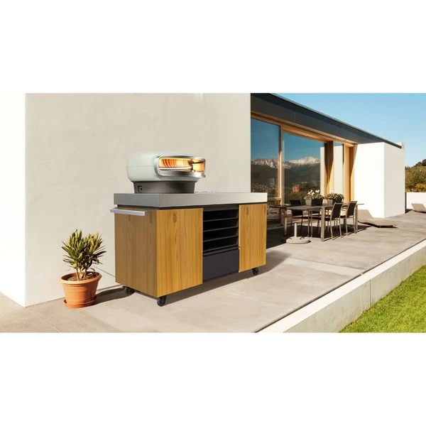 Everdure 1-Brenner Pizzaofen Kiln S Stone (hellgrau, 8,5 KW, Für Pizzen Bis Ca. Ø 40cm) 7 Everdure 1-Brenner Pizzaofen Kiln S Stone (hellgrau, 8,5 KW, Für Pizzen Bis Ca. Ø 40cm) – Bild 7