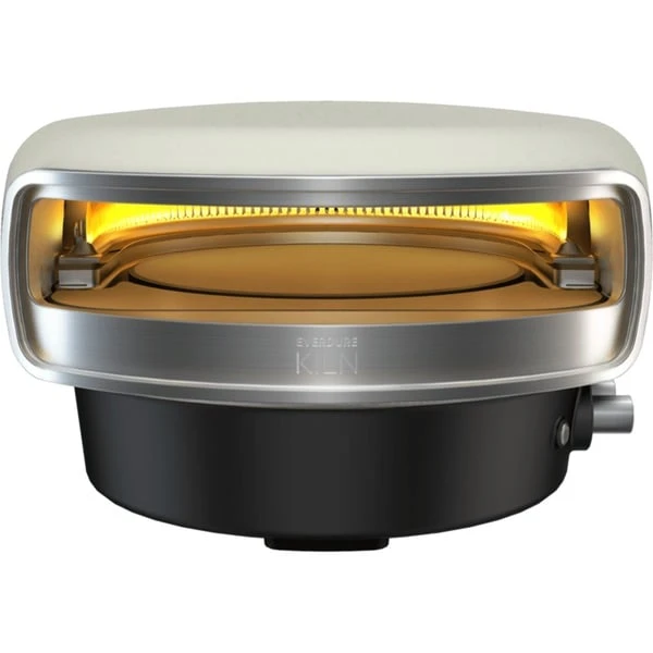 Everdure 2-Brenner Pizzaofen Kiln R Stone (hellgrau, 8,5 KW, Für Pizzen Bis Ca. Ø 40cm, Rotierender Pizzastein) 2 Everdure 2-Brenner Pizzaofen Kiln R Stone (hellgrau, 8,5 KW, Für Pizzen Bis Ca. Ø 40cm, Rotierender Pizzastein) – Bild 2