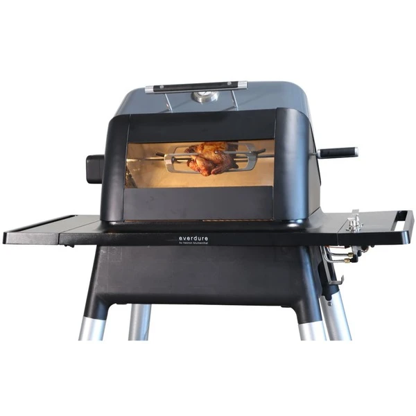 Everdure Rotisserie-Set Für Gasgrill FORCE, Grillspieß (schwarz, Mit Innenbeleuchtung) 1 Everdure Rotisserie-Set Für Gasgrill FORCE, Grillspieß (schwarz, Mit Innenbeleuchtung)