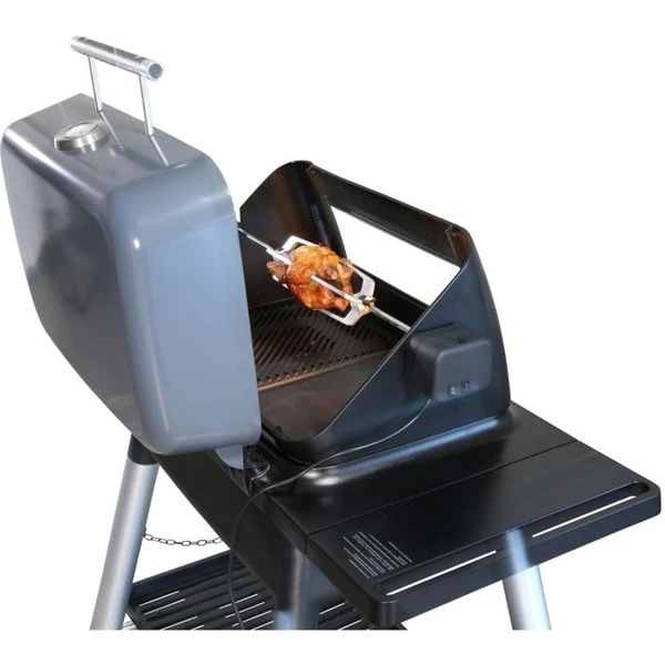 Everdure Rotisserie-Set Für Gasgrill FORCE, Grillspieß (schwarz, Mit Innenbeleuchtung) 2 Everdure Rotisserie-Set Für Gasgrill FORCE, Grillspieß (schwarz, Mit Innenbeleuchtung) – Bild 2