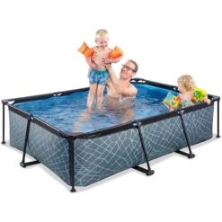 Exit Toys Stone Pool, Frame Pool 220x150x65cm, Schwimmbad 9 Exit Toys Stone Pool, Frame Pool 220x150x65cm, Schwimmbad -ALTERNATE Exit Toys Stone Pool Frame Pool 220x150x65cm Schwimmbad@@1782988 3