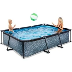 Exit Toys Stone Pool, Frame Pool 300x200x65cm, Schwimmbad -ALTERNATE Exit Toys Stone Pool Frame Pool 300x200x65cm Schwimmbad@@1782985 6