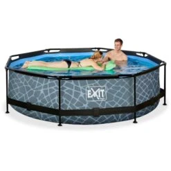 Exit Toys Stone Pool, Frame Pool Ø 300x76cm, Schwimmbad -ALTERNATE Exit Toys Stone Pool Frame Pool 300x76cm Schwimmbad@@1782990 3