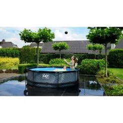 Exit Toys Stone Pool, Frame Pool Ø 300x76cm, Schwimmbad -ALTERNATE Exit Toys Stone Pool Frame Pool 300x76cm Schwimmbad@@1782990 8