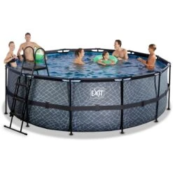 Exit Toys Stone Pool, Frame Pool Ø 427x122cm, Schwimmbad -ALTERNATE Exit Toys Stone Pool Frame Pool 427x122cm Schwimmbad@@1783059 4
