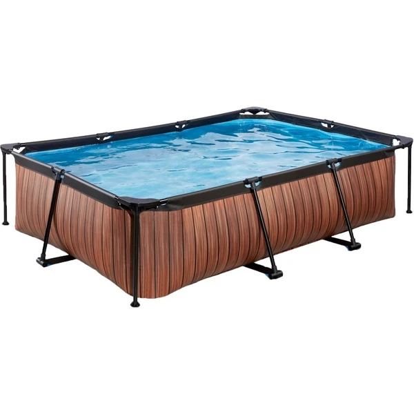 Exit Toys Wood Pool, Frame Pool 300x200x65cm, Schwimmbad 1 Exit Toys Wood Pool, Frame Pool 300x200x65cm, Schwimmbad