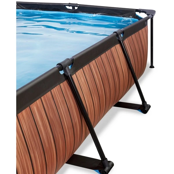 Exit Toys Wood Pool, Frame Pool 300x200x65cm, Schwimmbad 3 Exit Toys Wood Pool, Frame Pool 300x200x65cm, Schwimmbad – Bild 3