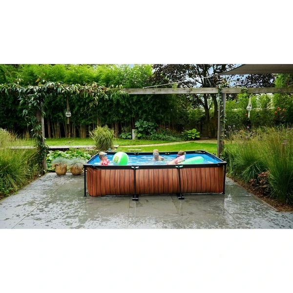 Exit Toys Wood Pool, Frame Pool 300x200x65cm, Schwimmbad 8 Exit Toys Wood Pool, Frame Pool 300x200x65cm, Schwimmbad – Bild 8