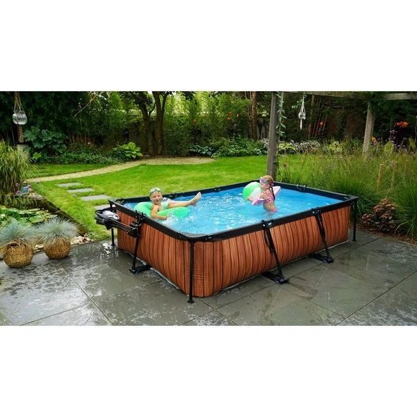 Exit Toys Wood Pool, Frame Pool 300x200x65cm, Schwimmbad 9 Exit Toys Wood Pool, Frame Pool 300x200x65cm, Schwimmbad – Bild 9