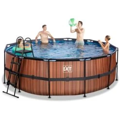 Exit Toys Wood Pool, Frame Pool Ø 427x122cm, Schwimmbad -ALTERNATE Exit Toys Wood Pool Frame Pool 427x122cm Schwimmbad@@1783054 2