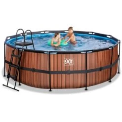 Exit Toys Wood Pool, Frame Pool Ø 427x122cm, Schwimmbad -ALTERNATE Exit Toys Wood Pool Frame Pool 427x122cm Schwimmbad@@1783054 3