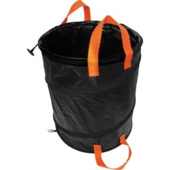 Fiskars Solid PopUp-Gartensack, 172 Liter (schwarz/orange)