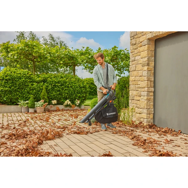 GARDENA Akku-Laubsauger/Laubbläser PowerJet Collect 18V P4A, Ready-To-Use Set (grau/schwarz, Li-Ion Akku 4,0Ah, POWER FOR ALL ALLIANCE) – Bild 7