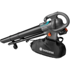 GARDENA Akku-Laubsauger/Laubbläser PowerJet Collect 18V P4A Solo (grau/schwarz, Ohne Akku Und Ladegerät, POWER FOR ALL ALLIANCE)