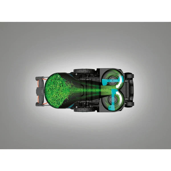 GARDENA Akku-Rasenmäher PowerMax Duo 46/36V P4A, Ready-To-Use-Set 2, 36Volt (2x18V) (schwarz/grau, 2x Li-Ion Akku 2,5Ah, POWER FOR ALL ALLIANCE) – Bild 7