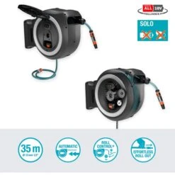 GARDENA Akku-Wand-Schlauchbox PowerRoll XL 18V P4A Solo, 35 Meter, Schlauchtrommel -ALTERNATE GARDENA Akku Wand Schlauchbox PowerRoll XL 18V P4A solo 35 Meter Schlauchtrommel@@100025262 3
