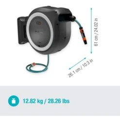 GARDENA Akku-Wand-Schlauchbox PowerRoll XL 18V P4A Solo, 35 Meter, Schlauchtrommel -ALTERNATE GARDENA Akku Wand Schlauchbox PowerRoll XL 18V P4A solo 35 Meter Schlauchtrommel@@100025262 4