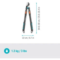 GARDENA Astschere TeleCut Pro L (grau/türkis, 65cm - 90cm) -ALTERNATE GARDENA Astschere TeleCut Pro L@@100081884 2