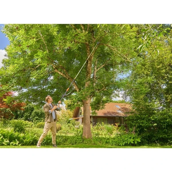 GARDENA Baumschere Und Strauchschneider StarCut Pro L (grau/orange, 175cm - 400cm, T-Griff) 2 GARDENA Baumschere Und Strauchschneider StarCut Pro L (grau/orange, 175cm - 400cm, T-Griff) – Bild 2