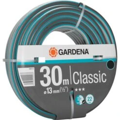 GARDENA Classic Schlauch 13mm (1/2") (grau/türkis, 30 Meter)