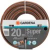 GARDENA Premium SuperFLEX Schlauch 13mm (1/2") (grau/orange, 20 Meter)