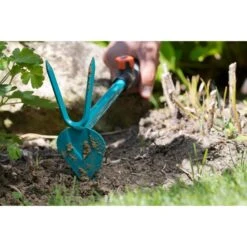 GARDENA Combisystem-Kleinhäckchen, 2 Zinken, Hacke (türkis, 6cm) -ALTERNATE GARDENA combisystem Kleinh ckchen 2 Zinken Hacke@@1308083 3