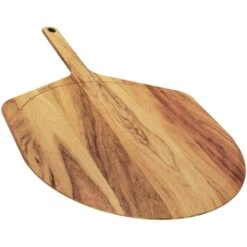 Gozney Akazienholz Pizzaschieber & Servierbrett L, 14", Schneidebrett (für Pizzen Bis Ca. Ø 35cm)