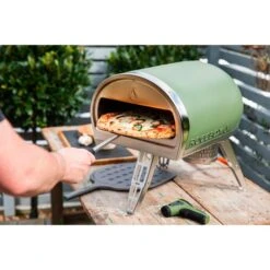 Gozney Pizzaofen Roccbox Olive (olivgrün/silber, Für Pizzen Bis Ca. Ø 30cm) -ALTERNATE Gozney Pizzaofen Roccbox Olive@@100048768 3