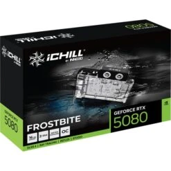 INNO3D GeForce RTX 5080 ICHILL FROSTBITE, Grafikkarte (DLSS 4, 3x DisplayPort, 1x HDMI 2.1) -ALTERNATE INNO3D GeForce RTX 5080 ICHILL FROSTBITE Grafikkarte@@100109397 10