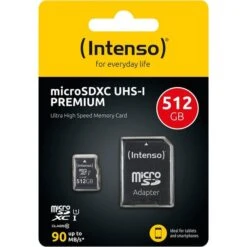 Intenso Premium 512 GB MicroSDXC, Speicherkarte -ALTERNATE Intenso Premium 512 GB microSDXC Speicherkarte@@1563626 3