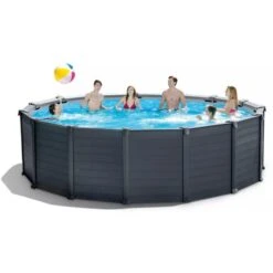 Intex Frame Pool Set Graphit Ø 478 X 124cm, Schwimmbad -ALTERNATE Intex Frame Pool Set Graphit 478 x 124cm Schwimmbad@@1851480 3