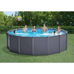 Intex Frame Pool Set Graphit Ø 478 X 124cm, Schwimmbad -ALTERNATE Intex Frame Pool Set Graphit 478 x 124cm Schwimmbad@@1851480 4