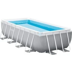 Intex Frame Pool Set Prism Quadra 300 X 175 X 80cm, Schwimmbad