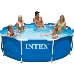 Intex Frame Pool Set Rondo, Ø 305cm X 76cm, Schwimmbad