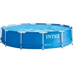 Intex Frame Pool Set Rondo, Ø 366cm X 76cm, Schwimmbad