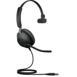 Jabra Evolve2 40 SE, Headset (schwarz, Mono, USB-A, MS)
