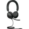 Jabra Evolve2 40 SE, Headset (schwarz, Stereo, USB-C, MS)