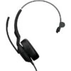 Jabra Evolve2 50, Headset (schwarz, UC, Bluetooth 5.2, USB-C Und USB-A, Mono)