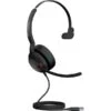Jabra Evolve2 50, Headset (schwarz, Mono, Microsoft Teams, USB-A)
