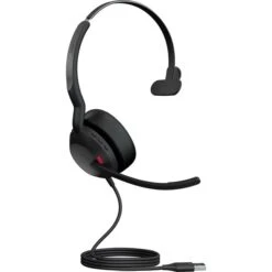 Jabra Evolve2 50, Headset (schwarz, Mono, Microsoft Teams, USB-A)