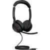 Jabra Evolve2 50, Headset (schwarz, Stereo, UC, USB-A)