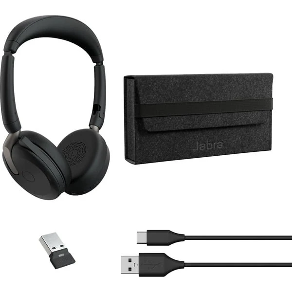 Jabra Evolve2 65 Flex Duo, Headset (schwarz, Stereo, UC, USB-A, Link380a) 5 Jabra Evolve2 65 Flex Duo, Headset (schwarz, Stereo, UC, USB-A, Link380a) – Bild 5