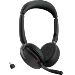 Jabra Evolve2 65 Flex Duo, Headset (schwarz, Stereo, UC, USB-C, Link380c)