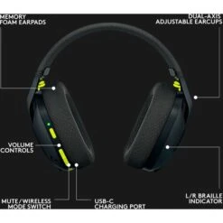 Logitech G435 LIGHTSPEED, Gaming-Headset (schwarz, USB-C, Bluetooth) -ALTERNATE Logitech G435 LIGHTSPEED Gaming Headset@@1782301 7