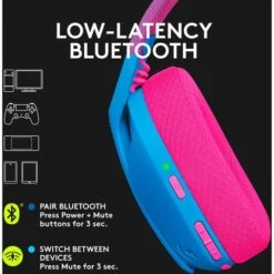 Logitech G435 LIGHTSPEED, Gaming-Headset (blau, USB-C, Bluetooth) 12 Logitech G435 LIGHTSPEED, Gaming-Headset (blau, USB-C, Bluetooth) -ALTERNATE Logitech G435 LIGHTSPEED Gaming Headset@@1782308 2