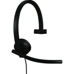 Logitech H570e Mono, Headset (schwarz, Zertifiziert Für Microsoft Teams, USB-C)