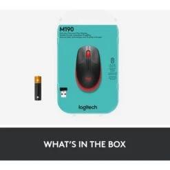 Logitech M190, Maus (schwarz/rot) -ALTERNATE Logitech M190 Maus@@1676721 5